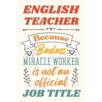 Abbildung von English Teacher Gifts: Appreciation and Thank You Gift, Lined Blank Notebook Journal for to Write in