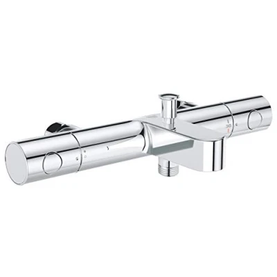 Abbildung von GROHE Grohtherm 800 Cosmopolitan, Chrom, Wand, Drehventile, Doppel, 1/2, 43 C