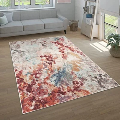 Abbildung von Paco Home Teppich &quot;Ryan 932&quot;, rechteckig, Kurzflor, modernes abstraktes Design, Wohnzimmer, Schlafzimmer