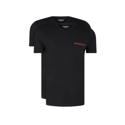 Abbildung von Emporio Armani T Shirt Herren Shirt, 2er Pack CORE LOGOBAND, V Neck