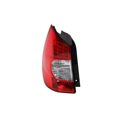 Abbildung von ABAKUS 551 1971L UE Rückleuchte links PY21W, P21W, LED Rot ohne Lampenträger, Glühlampe RENAULT: SCENIC 2
