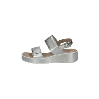 Abbildung von Caprice MIT CAP Memotion Plateausandalette, Damen, Größe: 36, Silver Schuhe