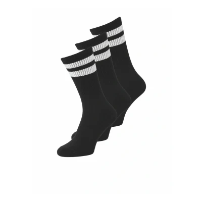 Abbildung von JACK &amp; JONES JACTRAVIS TENNIS SOCK 3 PACK NOOS, Schwarz, Einheitsgröße