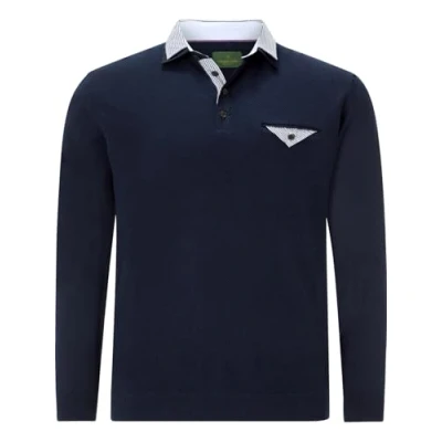 Abbildung von Charles Colby EARL Quinvine Sweatshirt, Herren, Größe: Large, Dunkelblau