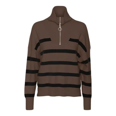 Abbildung von VERO MODA Vmsaba Stripe Ls Highneck Blouse Ga Noos