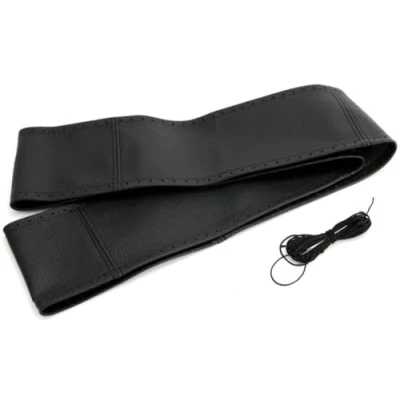 Abbildung von AMiO LACED 01763 Lenkradbezug schwarz 43 45 Leder