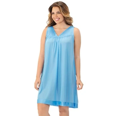 Abbildung von Exquisite Form Coloratura Kurzes Damenkleid 30107 Blau 1X