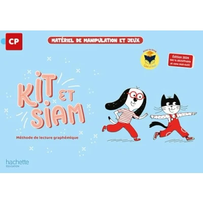 Abbildung von Kit et Siam Méthode de lecture CP Boîte matériel jeux Ed. 2024