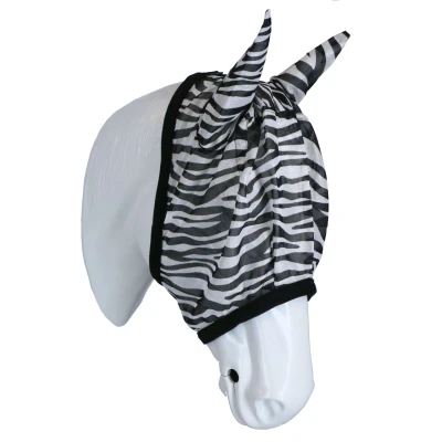 Abbildung von Premiere fliegemaske Tierdruck Pony Zebra A5016 Schwarz