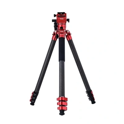 Abbildung von Rollei Easy Traveler Video XL Carbonstativ 6 kg Tragkraft, Stabile Bauweise, Ultraleicht, Kompakt, Mühelose Feststellfunktion