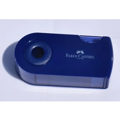 Abbildung von 12 x Faber Castell Doppelspitzdose Sleeve rot / blau sortiert