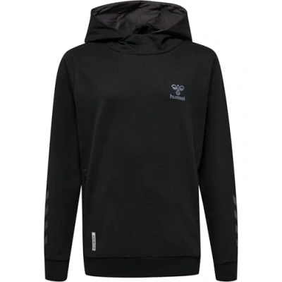 Abbildung von Hummel Offgrid Kapuzenpullover für Kinder, Größe: 116, Jet black forged iron