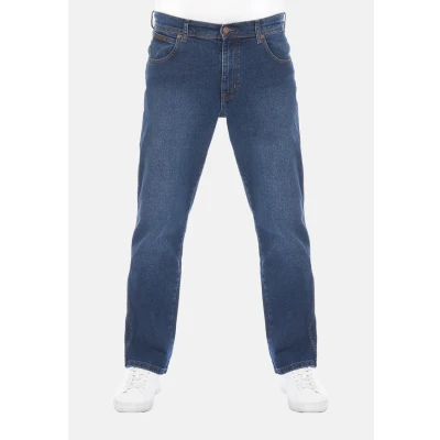 Abbildung von Wrangler Texas Stretch Jeans Straight Leg, Herren, Größe: 32x34, Blue blast