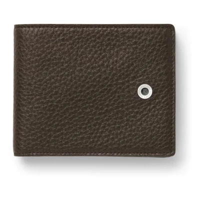 Abbildung von Graf von FABER CASTELL 118696 Geldbörse Cashmere, Dunkelbraun, mit Münzfach, Scheinfach und Kartenfächern