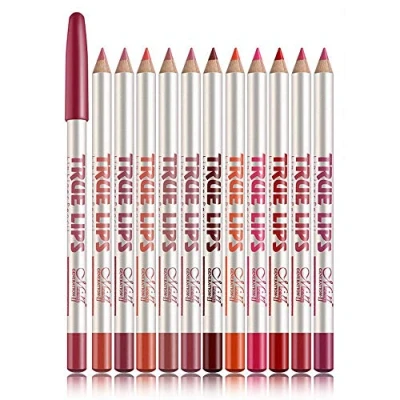 Abbildung von 12 Farben Lip Liner Set Wasserfester Lippenstift Pencil Langlebiger Lipliner