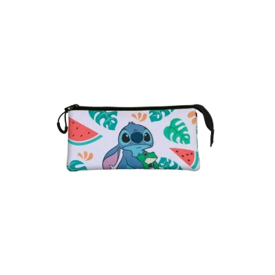 Abbildung von Disney Lilo und Stitch Frog Dreifach Federmäppchen, Mehrfarbig, 23 x 11 cm