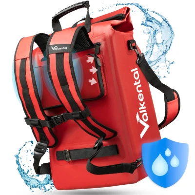 Abbildung von Fahrradtasche 3in1 Wasserdichte Gepäckträgertasche &amp; Rucksack 18L ValkOne