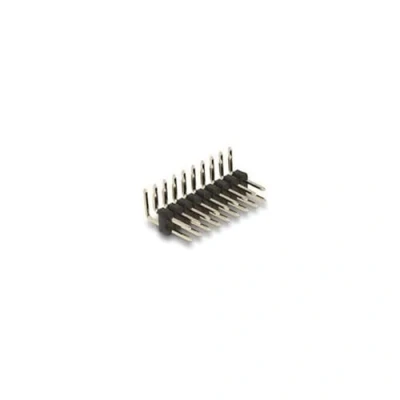Abbildung von Delock Stiftleiste 10 Pin, Rastermaß 2,54 mm, 2 reihig, gewinkelt, 5 Stück
