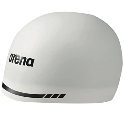 Abbildung von Arena Unisex Erwachsene 3D Soft USA Racing Badekappe, Weiss/opulenter Garten, Large
