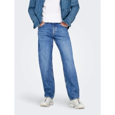 Abbildung von ONLY &amp; SONS Regular fit Jeans &quot;ONSEDGE STRAIGHT BROMO 0017 DOT DNM NOOS&quot;