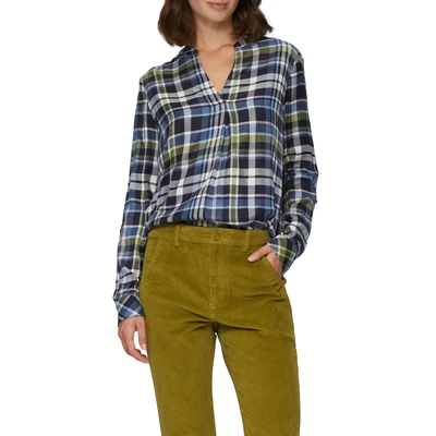 Abbildung von s.Oliver Geruite Bluse, Damen, Größe: 36, Navy