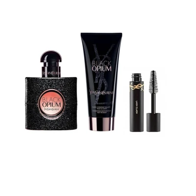 Abbildung von Yves Saint Laurent Duft Set Black Opium EDP 50ml + BL &amp;Mascara&amp;Pouch, 1 tlg.