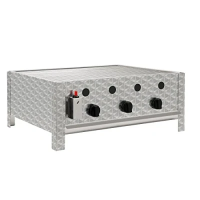 Abbildung von BBQ Toro Gasgrill Edelstahl Gastrobräter, 3 flammig mit Grillrost Flammenblech Fettwanne