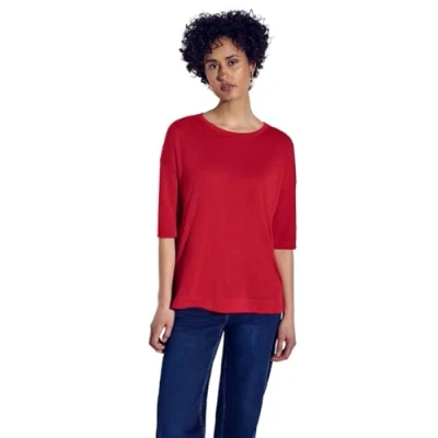 Abbildung von Street One LOOK Tshirt basic, Damen, Größe: 46, Rot