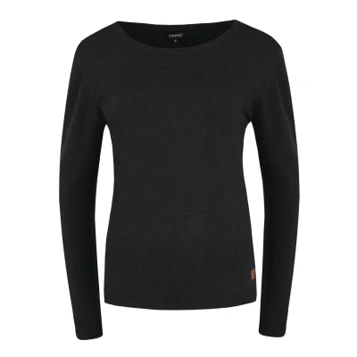 Abbildung von Oxmo Oxedda Strickpullover, Damen, Größe: Large, Dar grey m