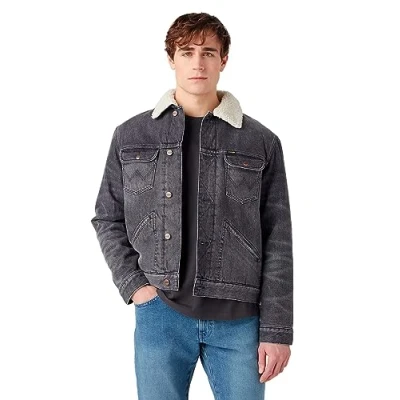 Abbildung von Wrangler Jeansjacke, Herren, Größe: Medium, Grau