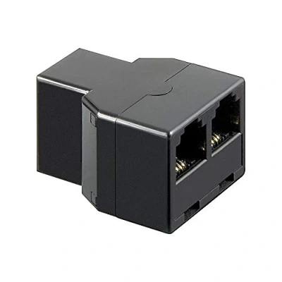 Abbildung von Goobay 50597 ISDN T Adapter RJ11/RJ14 Buchse (6P4C) &gt; 2x