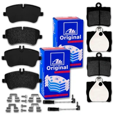 Abbildung von ATE Bremsbeläge vorne + hinten für C Klasse W203 S203 CL203 CLK C209 A209