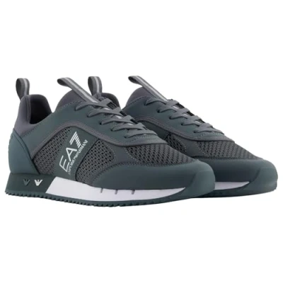 Abbildung von EA7 Black &amp; White Lace Up Sneakers Herren 44 2/3