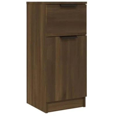 Abbildung von vidaXL Sideboard Kommode Anrichte Schrank Beistellschrank Mehrzweckschrank Standschrank Wohnzimmer Flur Braun Eichen Optik 30x30x70cm Holzwerkstoff