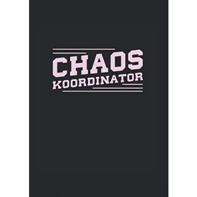 Abbildung von Chaos Koordinator.: Notizbuch DIN A4, kariert. Softcover. 60 Seiten. Journal Zeichenbuch