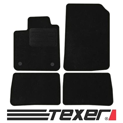 Abbildung von TEXER Textil Fußmatten Passend für Renault Twingo II Bj. 2007 2014 Basic