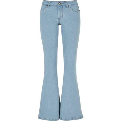 Abbildung von Urban Classics Flared Jeans, Damen, Größe: Large, Lighter washed