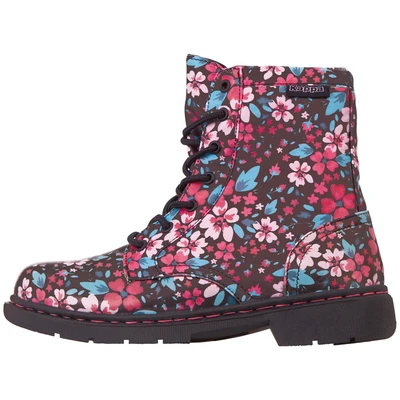 Abbildung von Kappa Schnürstiefelette, Damen, Größe: 38, Black/pink Schuhe