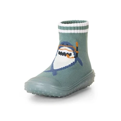 Abbildung von Sterntaler® Basicsocken Adventure Socks Hai (Fliesensocken mit Gumminoppen) Rutschsocken Noppen an der Sohle, ABS Socken süßen Motiven