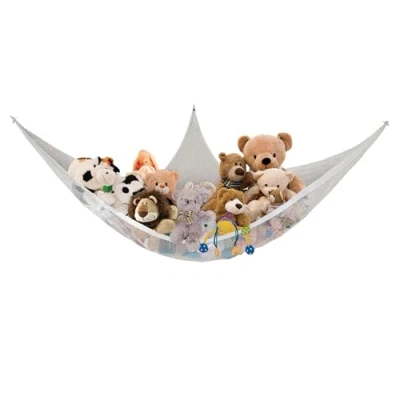 Abbildung von Dreambaby F605 Spielzeug Kette Aufbewahrung im Set mit Organizer Hängematte Kinderspielzeug für Kuscheltiere