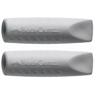 Abbildung von Faber Castell Grip 2001 Radierkappen, 2er Packs, 5 Stück, weiß