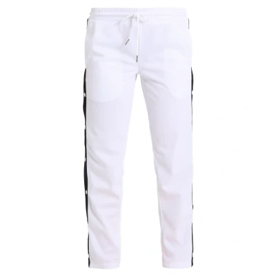 Abbildung von Urban Classics Ladies Button UP Track Pants Jogginghose, Damen, Größe: XS, White/black