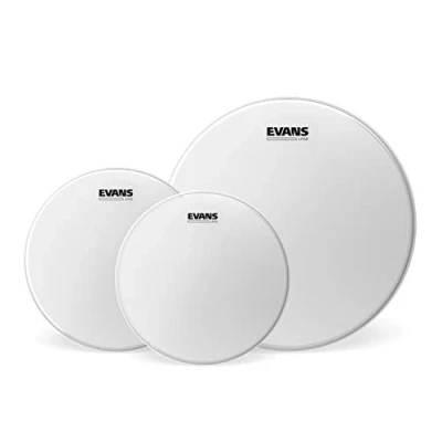 Abbildung von Evans UV2 Fusion Pack mit beschichteten Tomfellen (25, 4 cm, 30, 5 35, 6 cm)