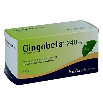 Abbildung von Gingobeta 240 mg Filmtabletten 60 St