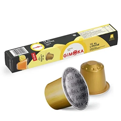 Abbildung von Gimoka Kompatibel Für Nespresso In Einem Rohr 100 Kapsel Geschmack ZITRONENTEE Made Italy