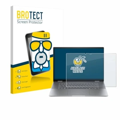 Abbildung von BROTECT Entspiegelungs Schutzglas für HP Envy x360 2 in 1 16 Schutz Folie Panzerfolie Glas Matt [Extrem Kratzfest 9H, Anti Reflex, Fingerprint]
