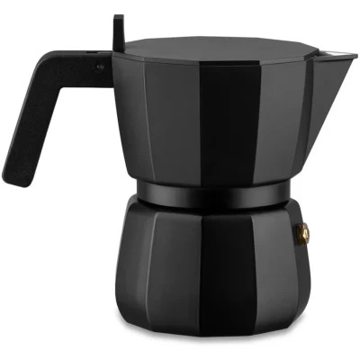 Abbildung von Alessi Perkolator Moka Schwarz DC06/3 B 3 Tassen von David Chipperfield