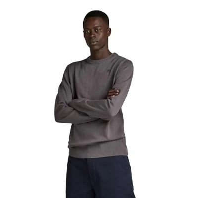 Abbildung von G Star Premium CORE RN Strickpullover, Herren, Größe: XXL, Rabbit