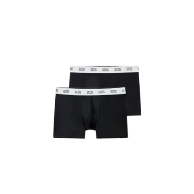 Abbildung von GCDS Essentials Boxer Briefs 2 PACK Panties, Herren, Größe: Large, Black