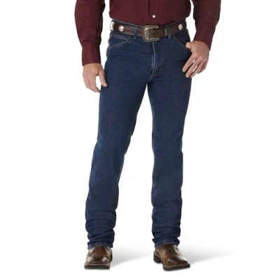 Abbildung von Wrangler Herren Premium Performance Cowboy Cut Slim Fit Jeans, Mid Stone, Bundweite: 84 cm, beinlänge: 81 cm
